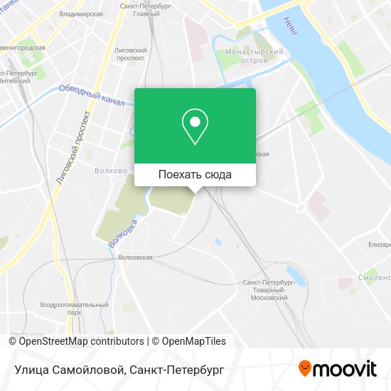 Карта Улица Самойловой