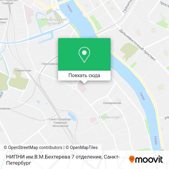 Карта НИПНИ им.В.М.Бехтерева 7 отделение