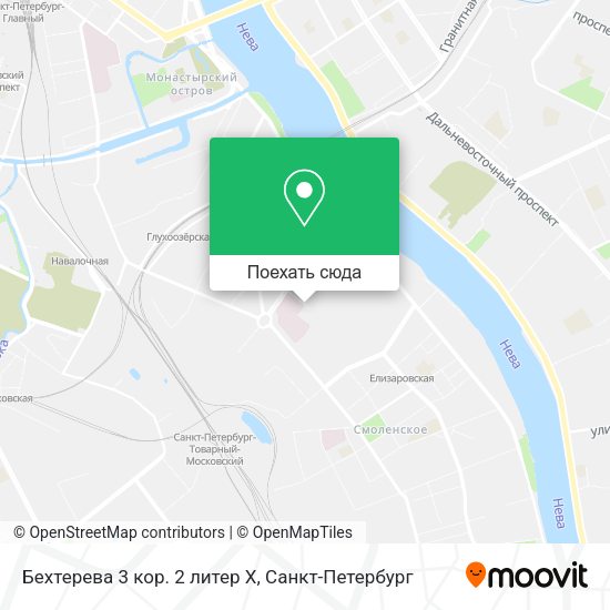 Карта Бехтерева 3 кор. 2 литер Х
