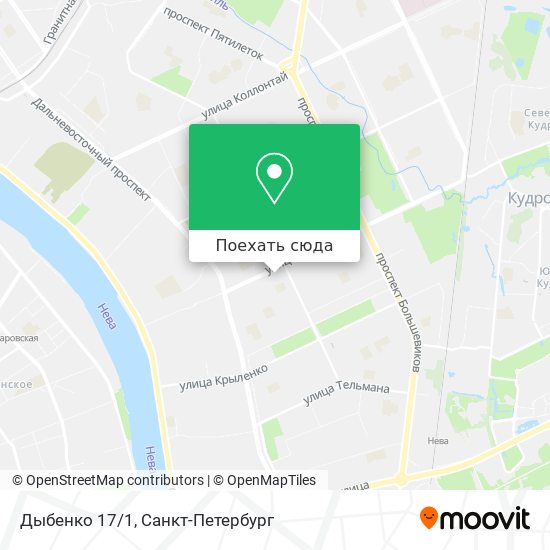 Карта Дыбенко 17/1