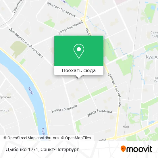 Карта Дыбенко 17/1