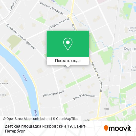 Карта детская площадка искровский 19