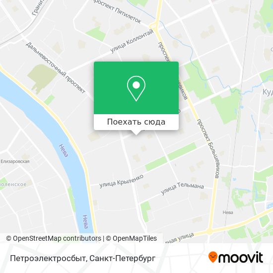 Карта Петроэлектросбыт