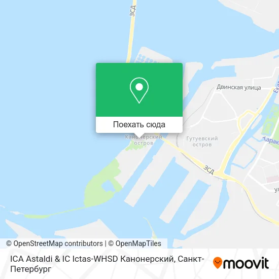 Карта ICA Astaldi & IC Ictas-WHSD Канонерский