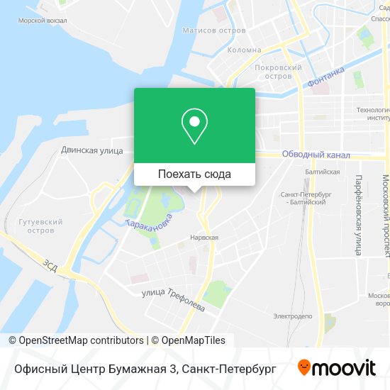 Карта Офисный Центр Бумажная 3