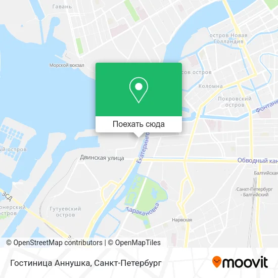 Карта Гостиница Аннушка