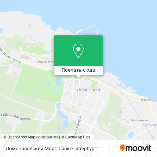 Карта Ломоносовский Морг