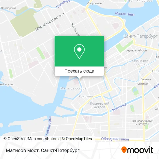 Карта Матисов мост