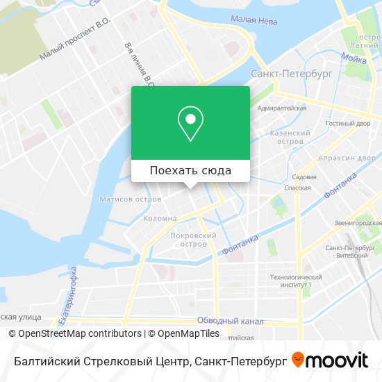 Карта Балтийский Стрелковый Центр