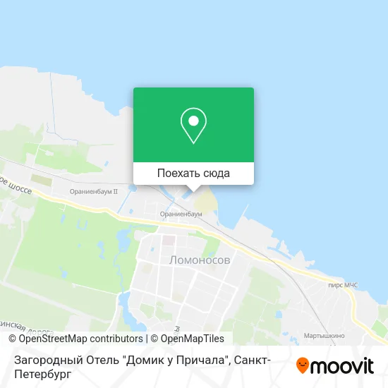 Карта Загородный Отель "Домик у Причала"
