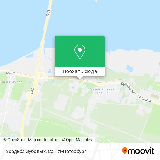 Карта Усадьба Зубовых