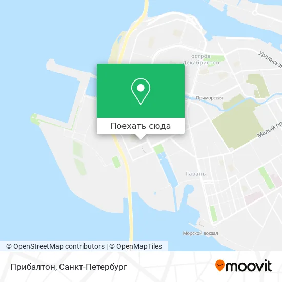 Карта Прибалтон