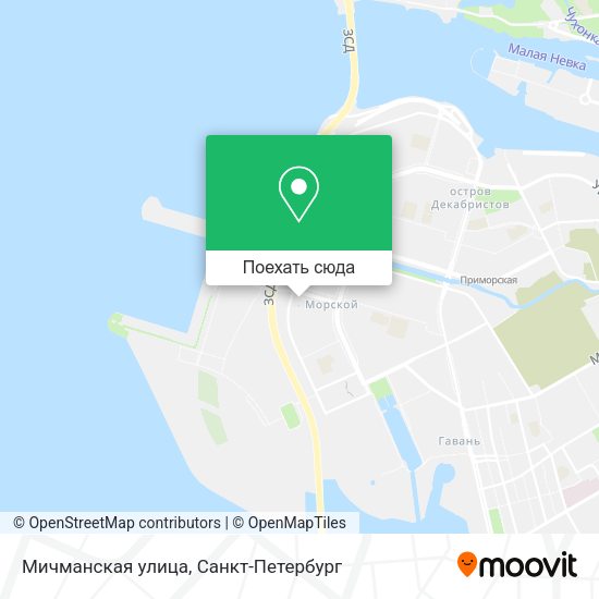 Карта Мичманская улица