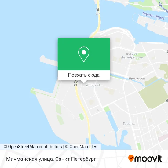 Карта Мичманская улица
