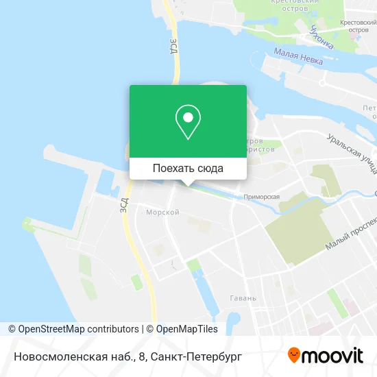 Карта Новосмоленская наб., 8