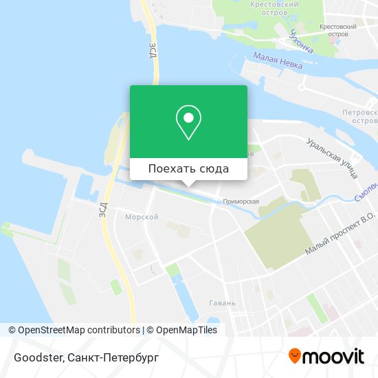Карта Goodster