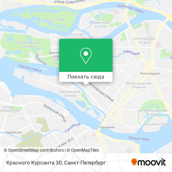 Карта красного села спб