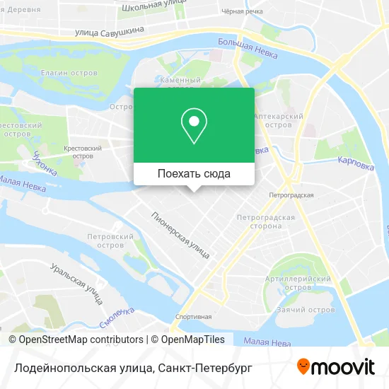 Карта Лодейнопольская улица