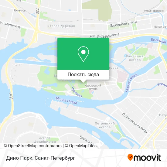 Карта Дино Парк
