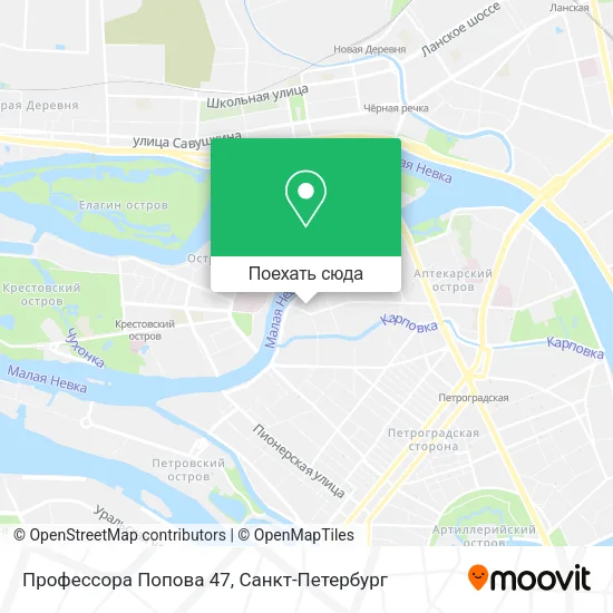 Карта Профессора Попова 47