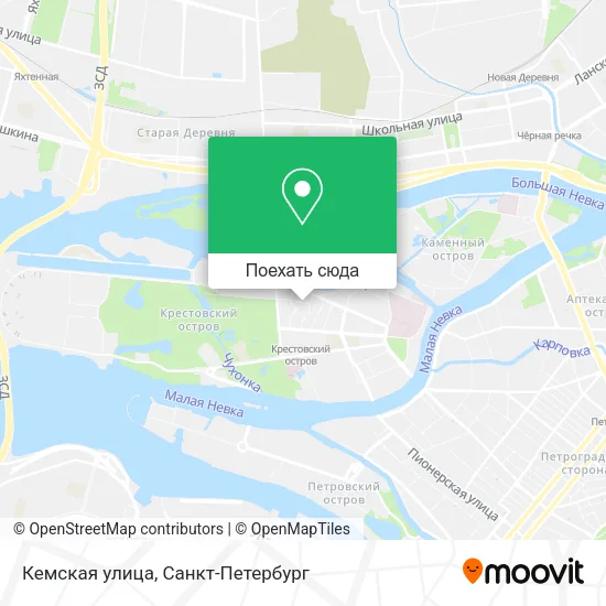 Карта Кемская улица