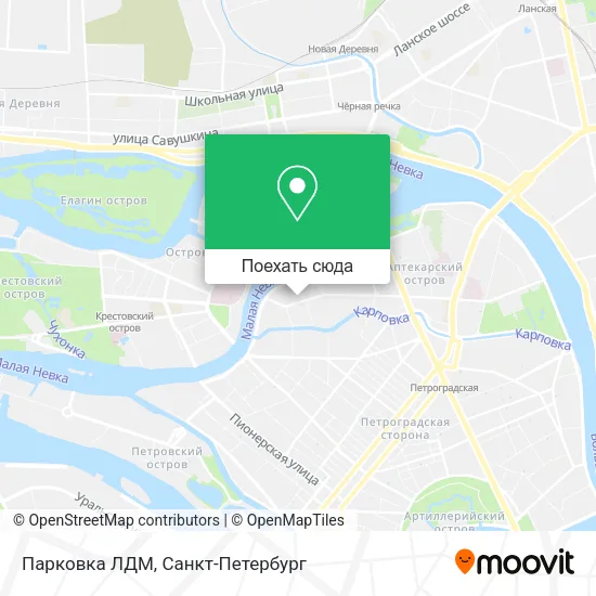 Карта Парковка ЛДМ