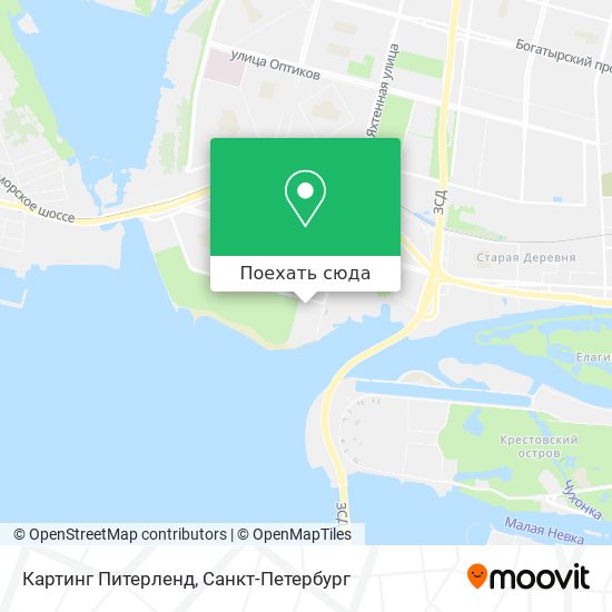 Карта Картинг Питерленд