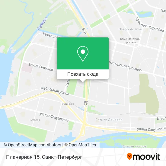 Карта Планерная 15