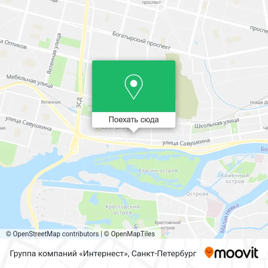 Карта Группа компаний «Интернест»