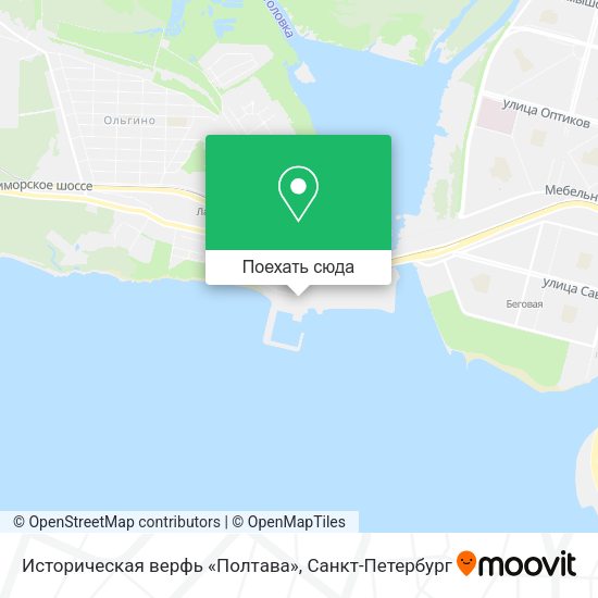 Карта Историческая верфь «Полтава»