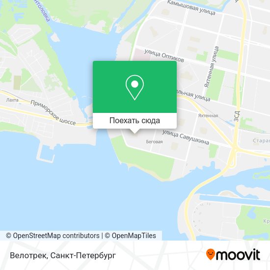 Карта Велотрек