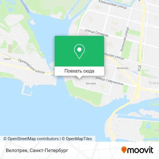 Карта Велотрек