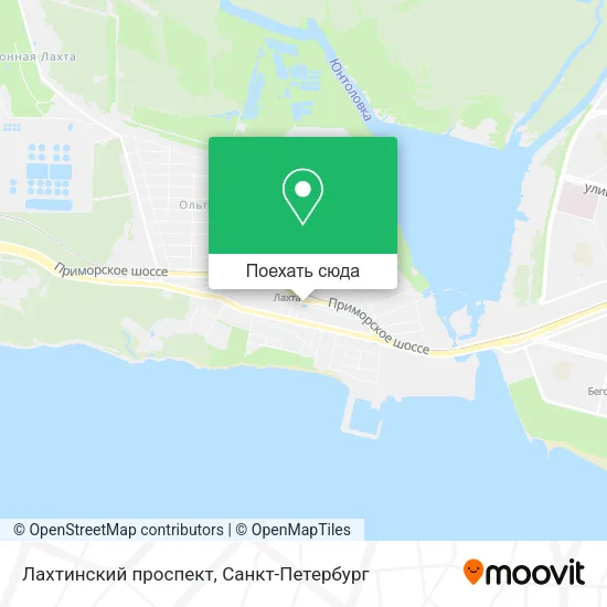 Карта Лахтинский проспект