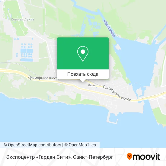 Карта Экспоцентр «Гарден Сити»