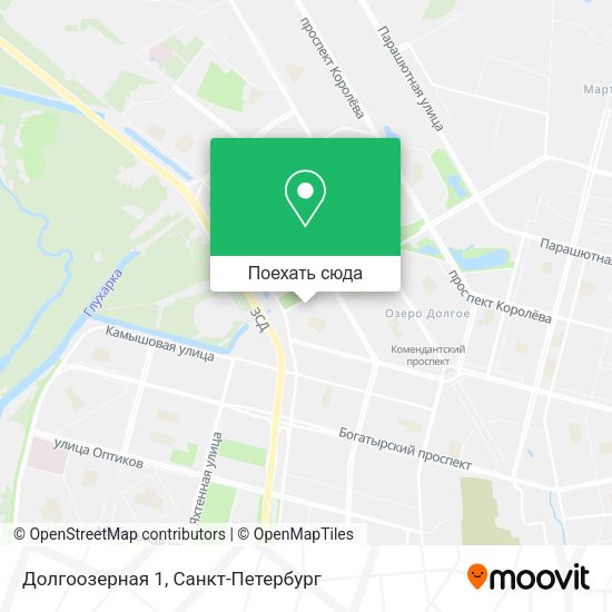 Карта Долгоозерная 1