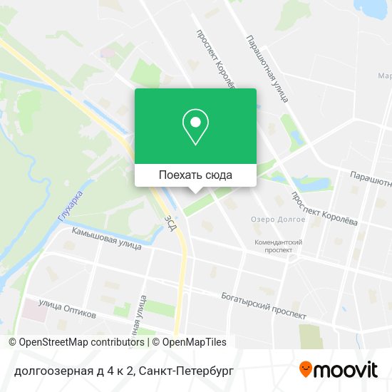 Карта долгоозерная д 4 к 2