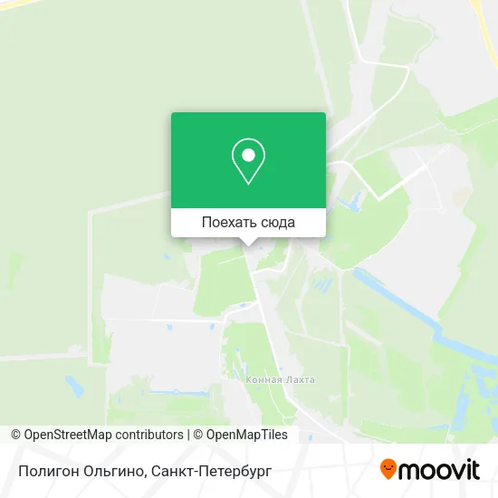 Карта Полигон Ольгино
