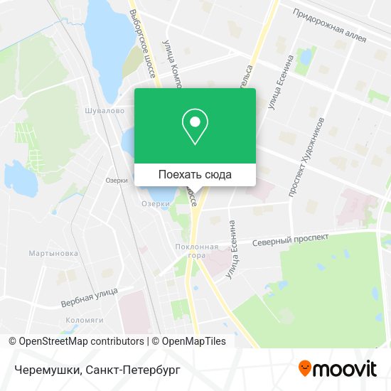 Карта Черемушки