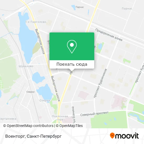 Карта Военторг