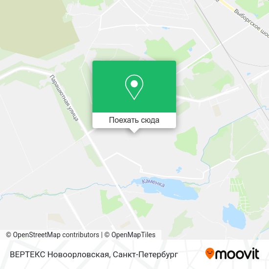 Карта ВЕРТЕКС Новоорловская