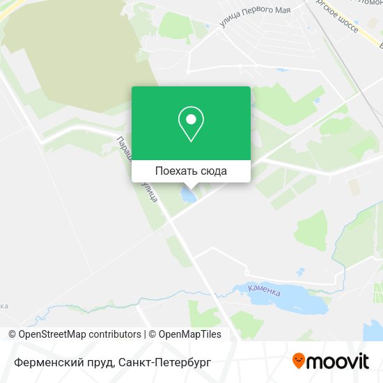 Карта Ферменский пруд