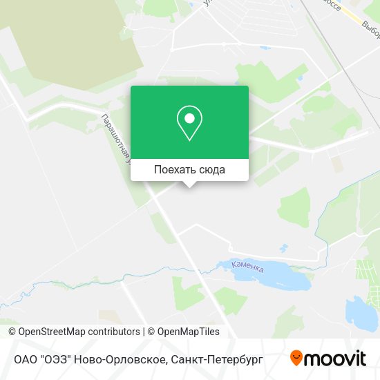 Карта ОАО "ОЭЗ" Ново-Орловское