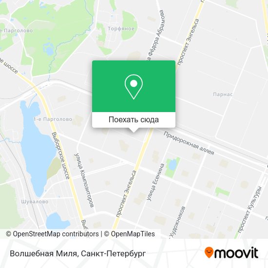 Карта Волшебная Миля