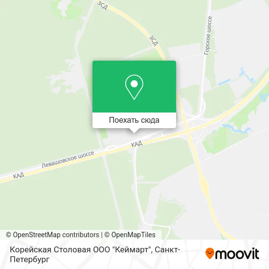 Карта Корейская Столовая ООО "Кеймарт"