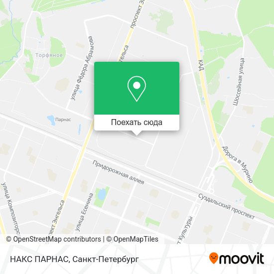 Карта НАКС ПАРНАС