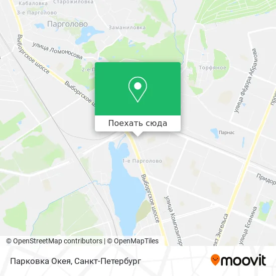 Карта Парковка Окея