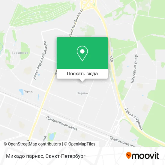 Карта Микадо парнас