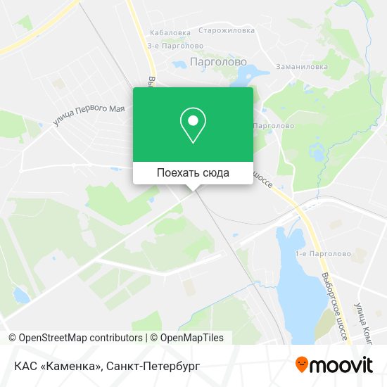 Карта КАС «Каменка»