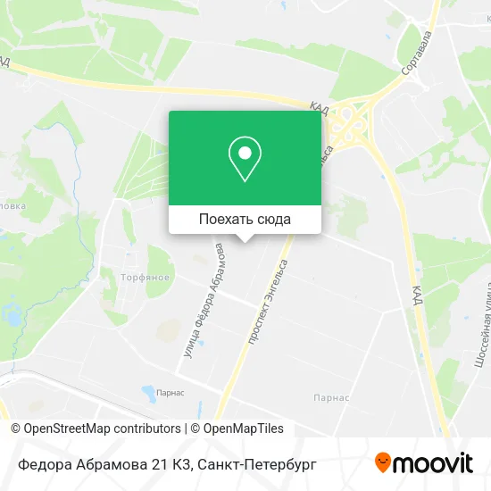 Карта Федора Абрамова 21 К3