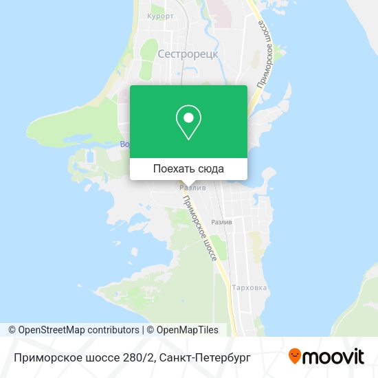Карта Приморское шоссе 280/2